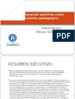 La Comunicación Asertiva Como Herramienta Pedagógica