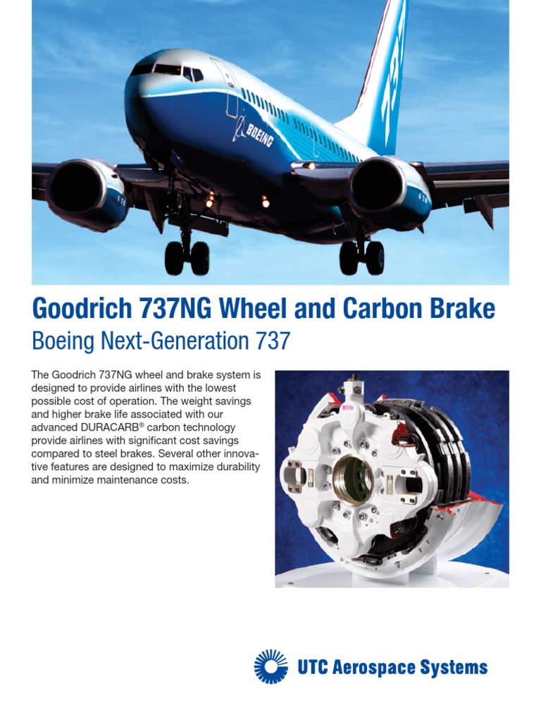 Brochure UTC Goodrich 737NG Wheel & Carbon Brake PDF