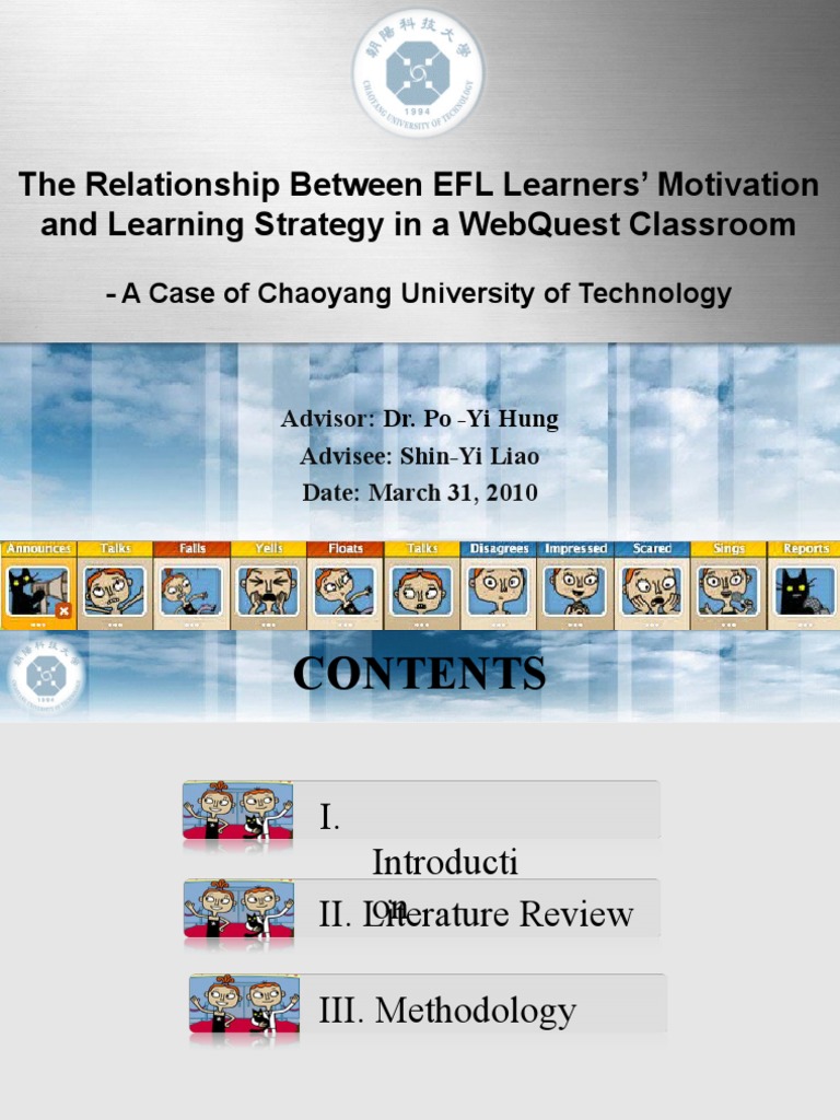 The Relationship Between Efl Learners' Motivation and Learning Strategy ...