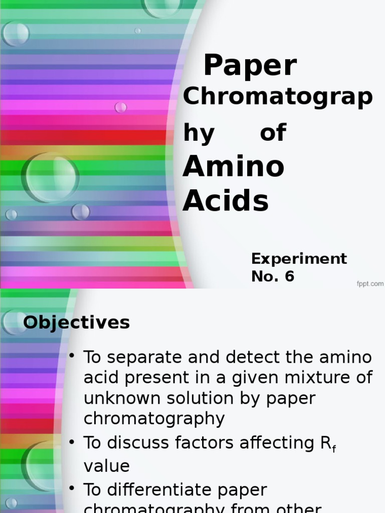 Paper Chromatography Chromatography Laboratory Techniques