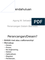 01A. Perancangan Sistem Biomedis - Pendahuluan