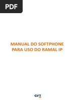 MANUAL DO SOFTPHONE PARA USO DO RAMAL IP