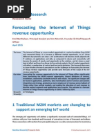 Machina - Forecasting The Internet of Things Revenue Opportunity