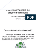 Infecții Alimentare de Origine Bacteriană