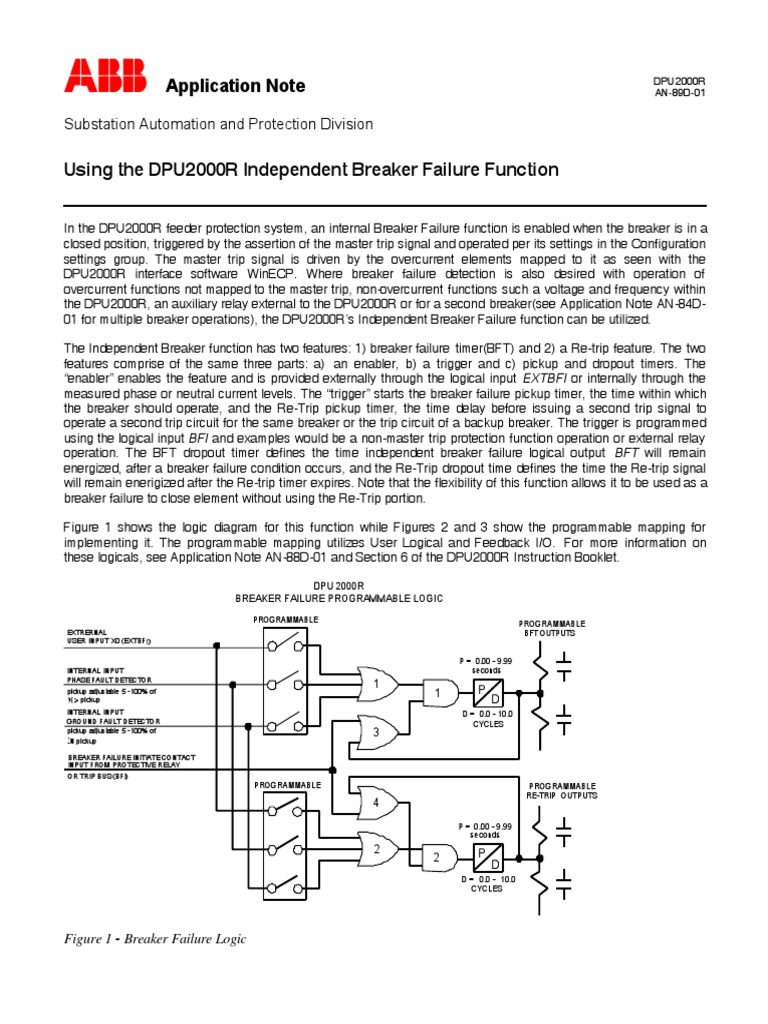 Breaker Failure Protection Relay Timer
