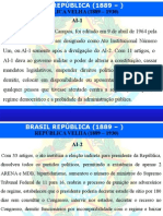 Aula - Brasil República - Atos Institucionais