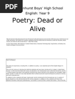 Download Dead Poets and Poetry Unit by OrmoNormo SN29085572 doc pdf