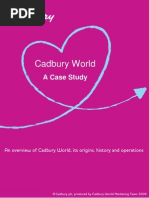 Download Cadbury World Case Study 2009 by PRATICK RANJAN GAYEN SN29085972 doc pdf