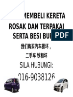 Kami Membeli Kereta