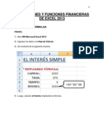 Aplicaciones Funciones Financieras de Excel _2013