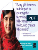 Malala Inspires Girls to Learn Coding and Shape Tech's Future