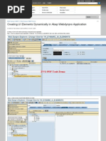 Creating UI Elements Dynamically in Abap Webdynpro Application