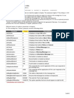 Syntax of MsgBox Function in VBA