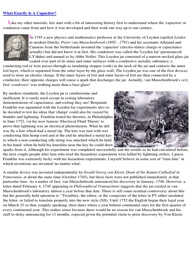 Capacitor Tutorial! PDF Capacitor Dielectric