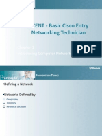 BCENT - Basic Cisco Entry Networking Technician: Introducing Computer Networks