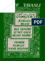 Yusuf Tavasli Ramazan Duasi PDF