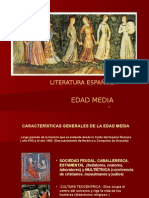 Literatura. Edad Media