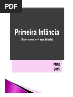 Primeira Infancia - Pnad 2015
