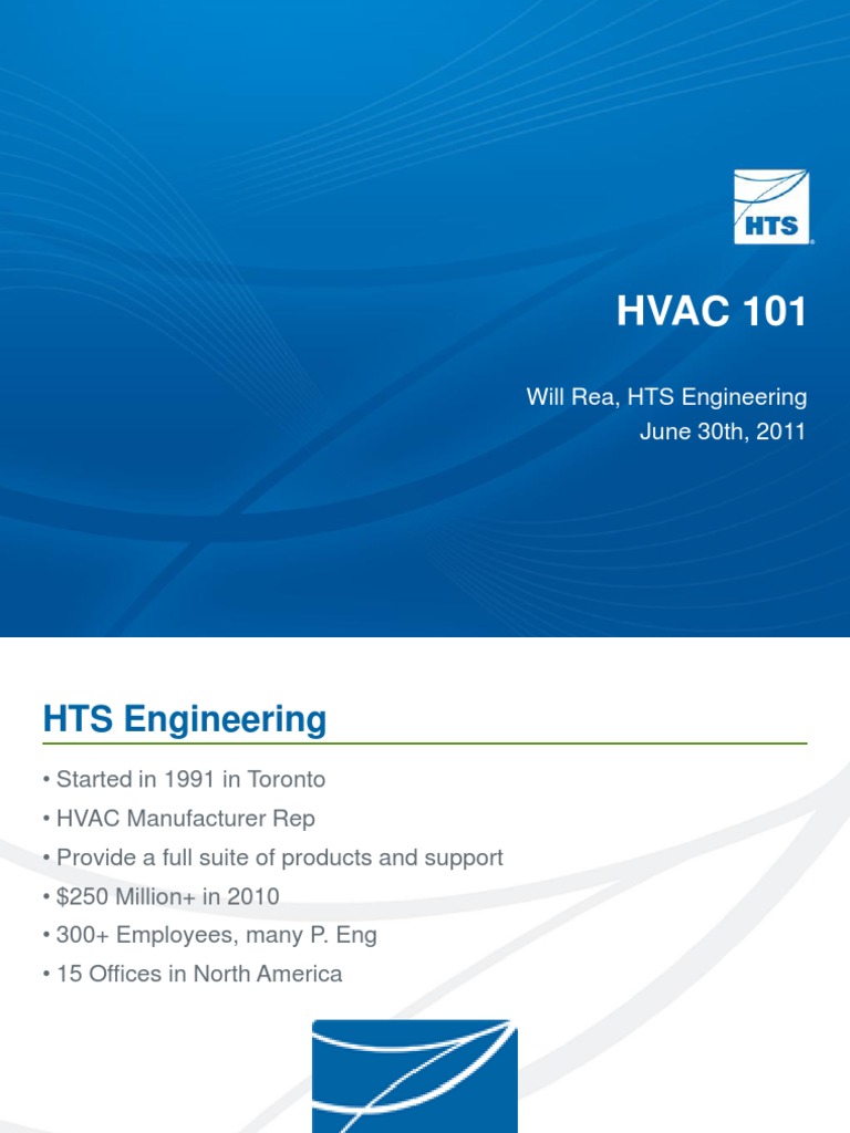 Mechanical OverviewHVAC 101 PDF Hvac Continuum Mechanics