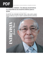Entrevista Pr. Antonio Gilberto