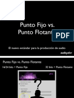 Punto Fijo vs. Punto Flotante 