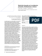 2005 - Nutrición Basada en La Evidencia Presente, Limitaciones y Futuro.