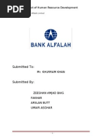Download 18977219 Bank Alfalah Limited Project of Human Resource Development1 by zeeshan655 SN29089228 doc pdf