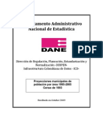 Proyecciones Municipales 1995 2005 CENSO 1993 (1)