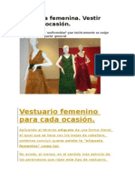 Etiqueta Femenina