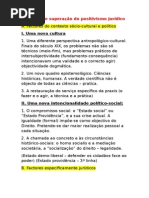 Factores de Superação Do Positivismo Jurídico