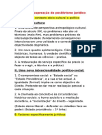 Factores de Superação Do Positivismo Jurídico