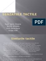 Senzatiile Tactile