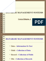 Database Management Systems: George Klington. A