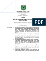 Perda Kota Batu No 7 Tahun 2011 tentang Tata Kota