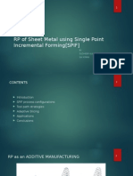 RP of Sheet Metal Using Single Point Incremental