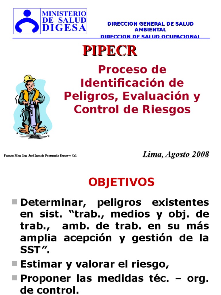 Identificación y Control de Riesgos Laborales | PDF | Riesgo | Toma de ...