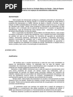 A Atuação Do Assistente Social Na Unidade Básica de Saúde-Sala de Espera Como Alternativa Nos Espaços de Atendimento Ambulatorial
