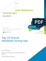 Top 10 Oracle Database Tuning Tips: Session ID#: 442