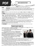 Methodology & Example of  Song Analysis