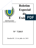 Boletim Do Exército 7-15