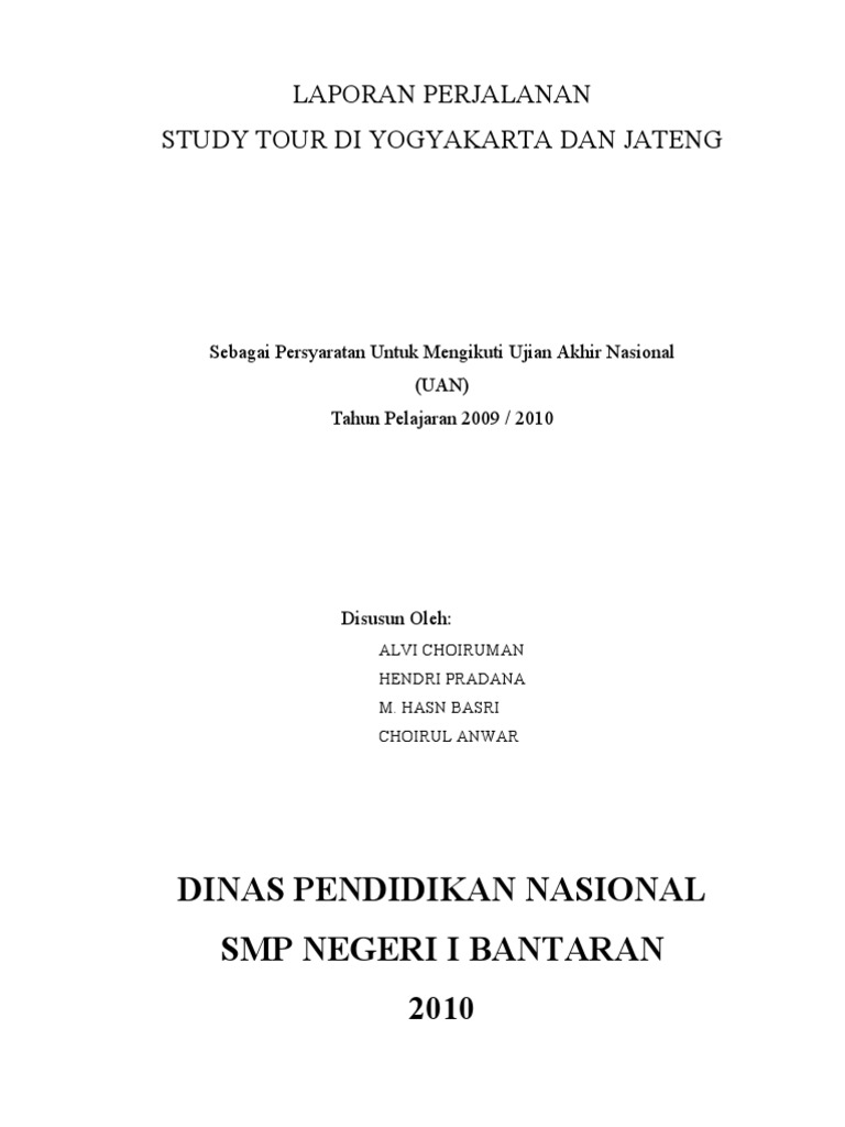 Laporan Perjalanan