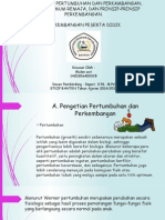 PENGERTIAN PERTUMBUHAN DAN PERKAMBANGAN Tugas PPD