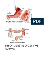 Disorders in Digestive System