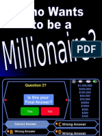 Who Wants To Be A Millionaire - Blank Template