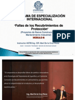 Fallas de Recubrimientos - Octubre 2015