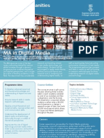 MA in Digital Media
