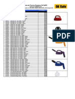 Lista de Precios Equipos Oil SAFE: Part # Description P/L Synthec - 1 Oil Transfer Containers & Equipment