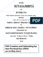 Sushruta Samhita (Critical Edition) by Sushruta Muni Published May 22, 2014 PDF