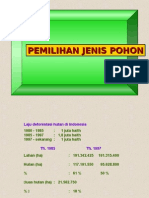 PEMILIHAN JENIS POHON UNTUK REHABILITASI