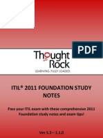 ITIL 2011 Foundation Study Notes